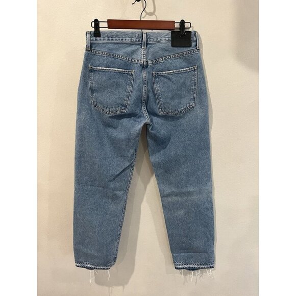 Talula Agolde High Rise Taper Straight Leg Women’s Jeans Blue 26 Slouched Peg - Picture 2 of 5